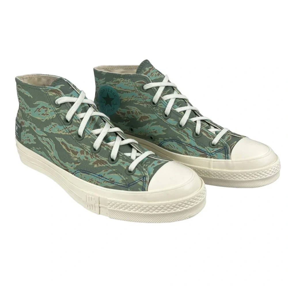 Converse Chuck All Star‎ x Undefeated Men 10.5 Women 12.5 Tiger Camo Mid Sneaker